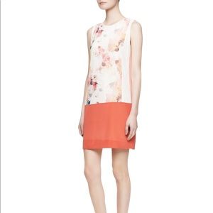 Rebecca Taylor Enchanted Gardens Drop-Waist Shift Dress Size 10